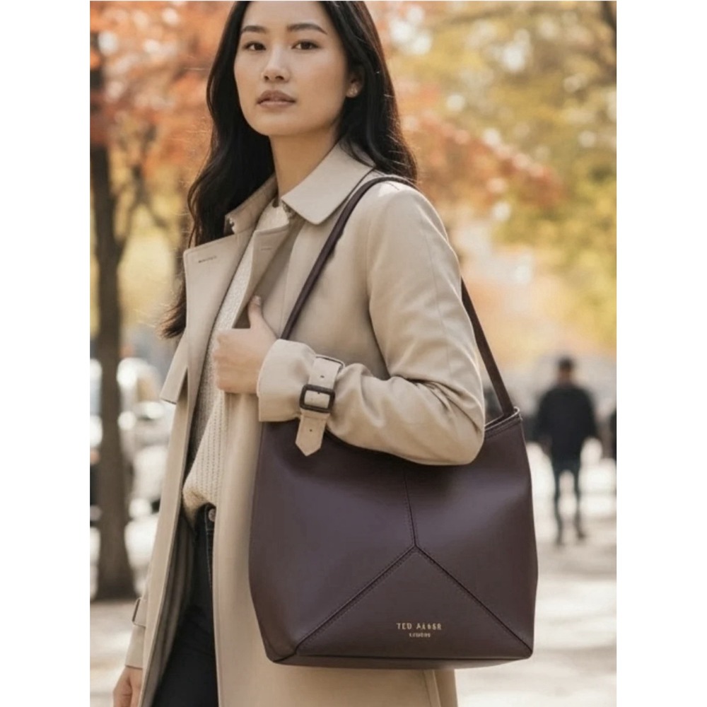 Ted Baker London Hannah Origami Tote - Rich Brown